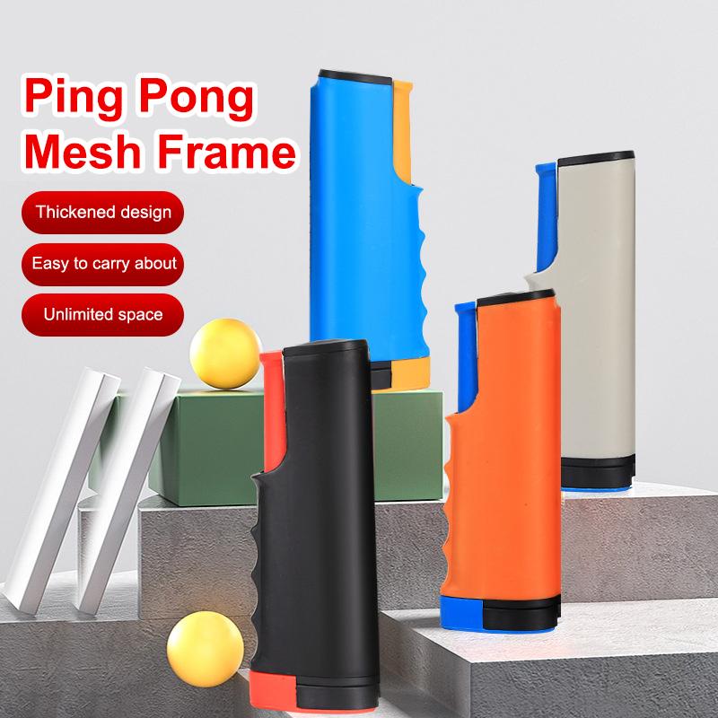 Přenosný stolní tenis Kryt sítě Měřidlo Výsuvný set na stolní tenis Záchytné stojany Nastavitelné nářadí Venkovní domácí sporty klip na
