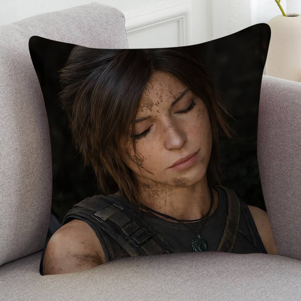 GAME Tomb Raider Pillow Gift Home Office Decoration Pillow Bedroom Sofa Car Cushion CoverPillow Case