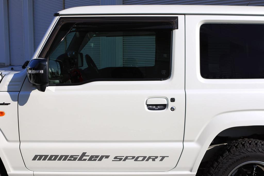 MONSTER SPORT Door Handle Protector for Jimny [JB64W] / Jimny Sierra [JB74W] (3-piece Set) - Scratch Prevention, Door Handle Protection, Made In Japan