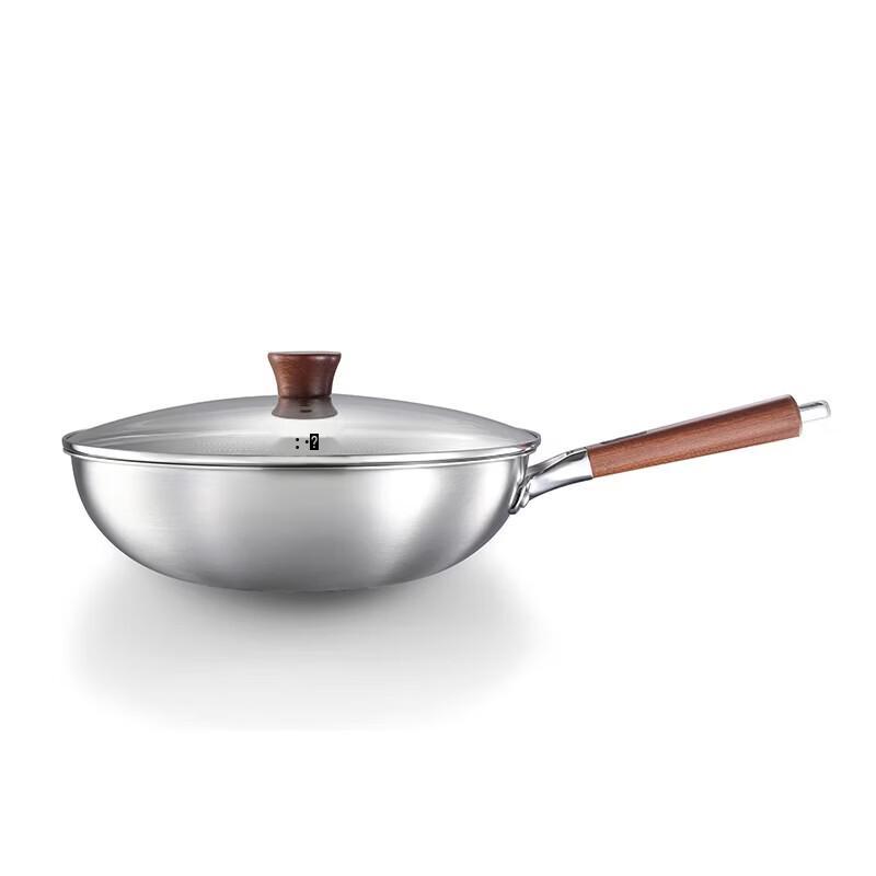 Zhang Xiaoquan 32cm Titanium 304 Steel Non-stick Wok