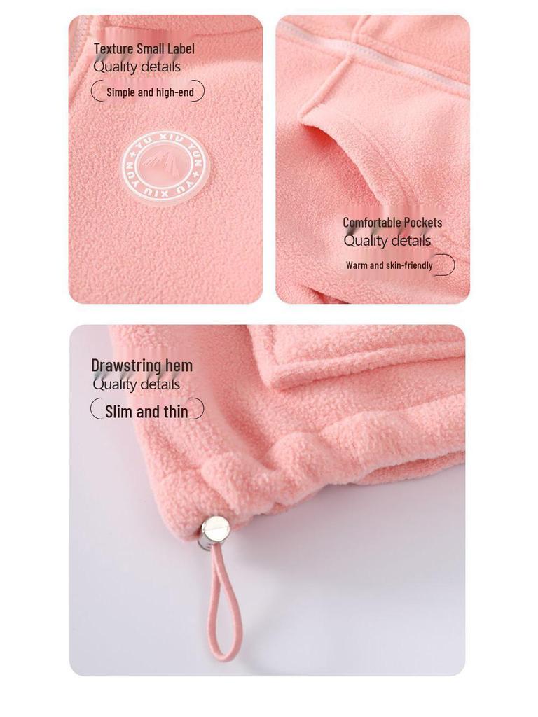 Kids' Fleece Stand-up Collar Jacket - New Autumn/Winter Style for Boys & Girls