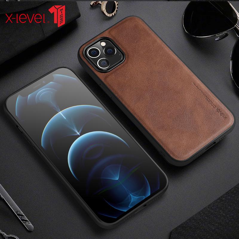 Funda For iPhone 14 Pro Max Case Vintage Leather + TPU Protective Back Cover for iPhone 14 Pro
