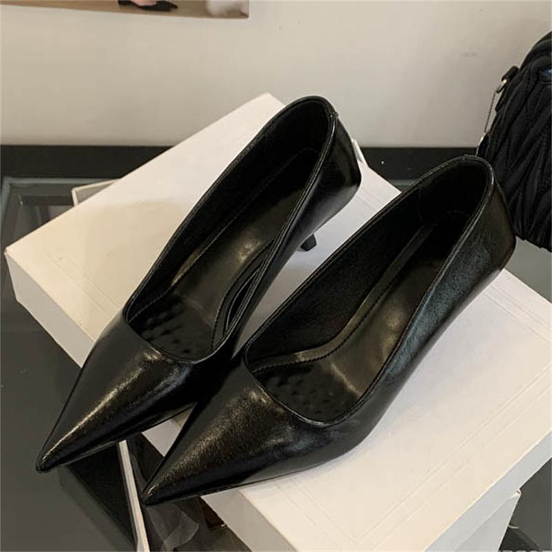 Fashion Eiyken Sexy Spring Autumn Shallow Pointed Toe Women Pumps Elegant Thin Low Heels Stripper Prom Dress Ladies Shoes