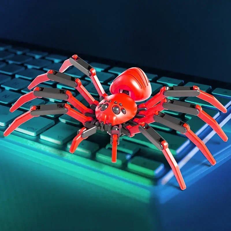 Multi-jointed Movable Robot 3d Printed Spider Toys With Suction Cup Gift Christmas Decompression Implement