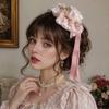 Bowknot Mini Top Hat Vintage Lace Hair Clip Kawaii Lolita Hair Cap  Anime