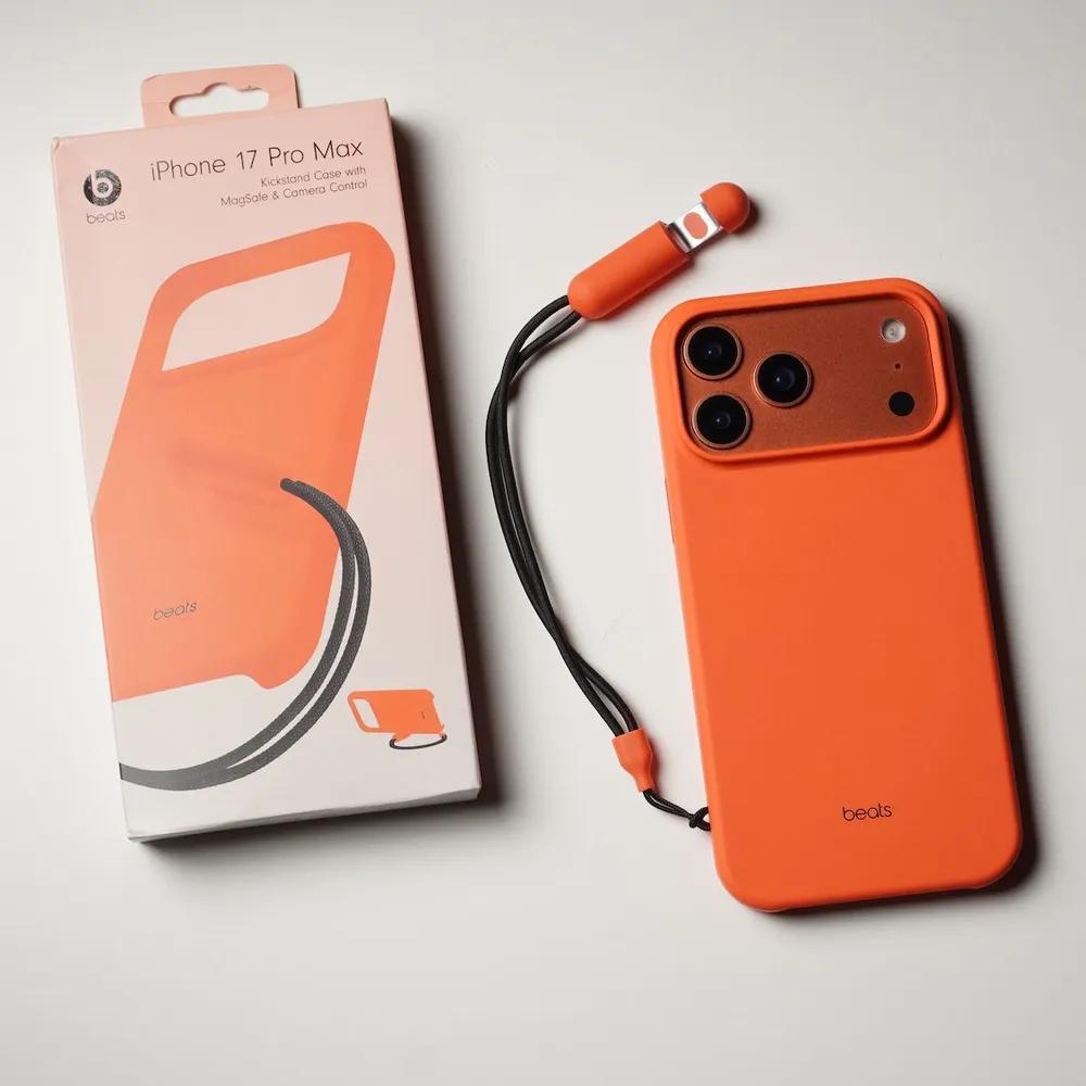Beats ist geeignet für iPhone 17 Pro Max / iPhone 17 Pro Max Hülle mit Band, MagSafe-Unterstützung und Kamerasteuerung, offizielle Replik