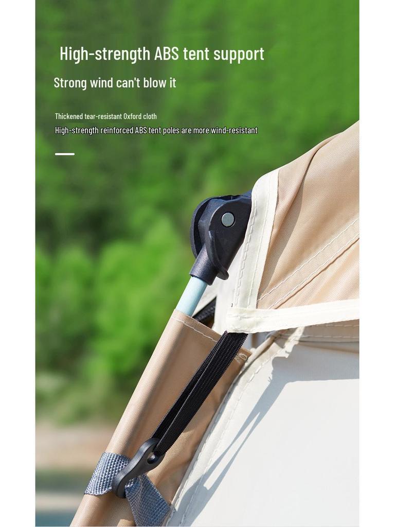 Portable Rainproof Awning: Automatic Folding Tent & Sunshade