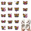 Cross-border Cute Detachable PVC Shoe Ornaments: Butterfly, Letter, Cartoon Designs for Festival and Party Shoes
