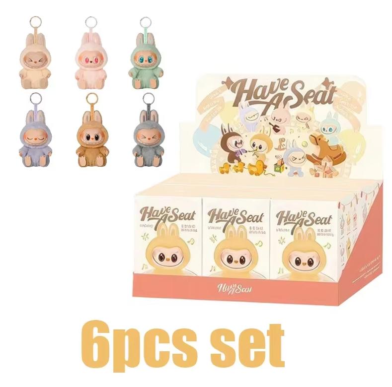 For Labubu V3 New The Monsters Big Into Energy Series Vinyl Pendant Blind Box Kawaii Figure Face Doll Keychain Decor Gift