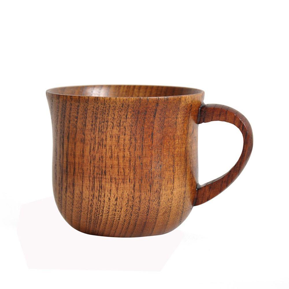 

Classic Natural Drinking Home Supplies Wood Handmade Mug Drinkware Wooden Cup Coffee Cup коричневый