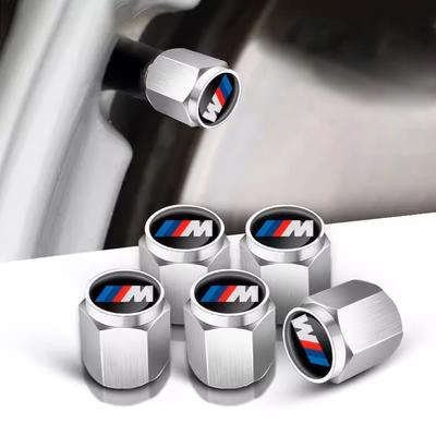 5 Piezas Tapas de Válvula de Neumático de Rueda de Metal Funda de Vástago Accesorios para Automóvil Para BMW M Power Performance M3 M5 X1 X3 X5 X6 E46 E39 E36 E60 E90
