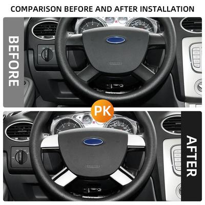 Pentru Ford Focus 2 MK2 Focus2 2005 - 2012 Panou Capac Trim Volan Autocolant Decor Interior Accesorii Interioare