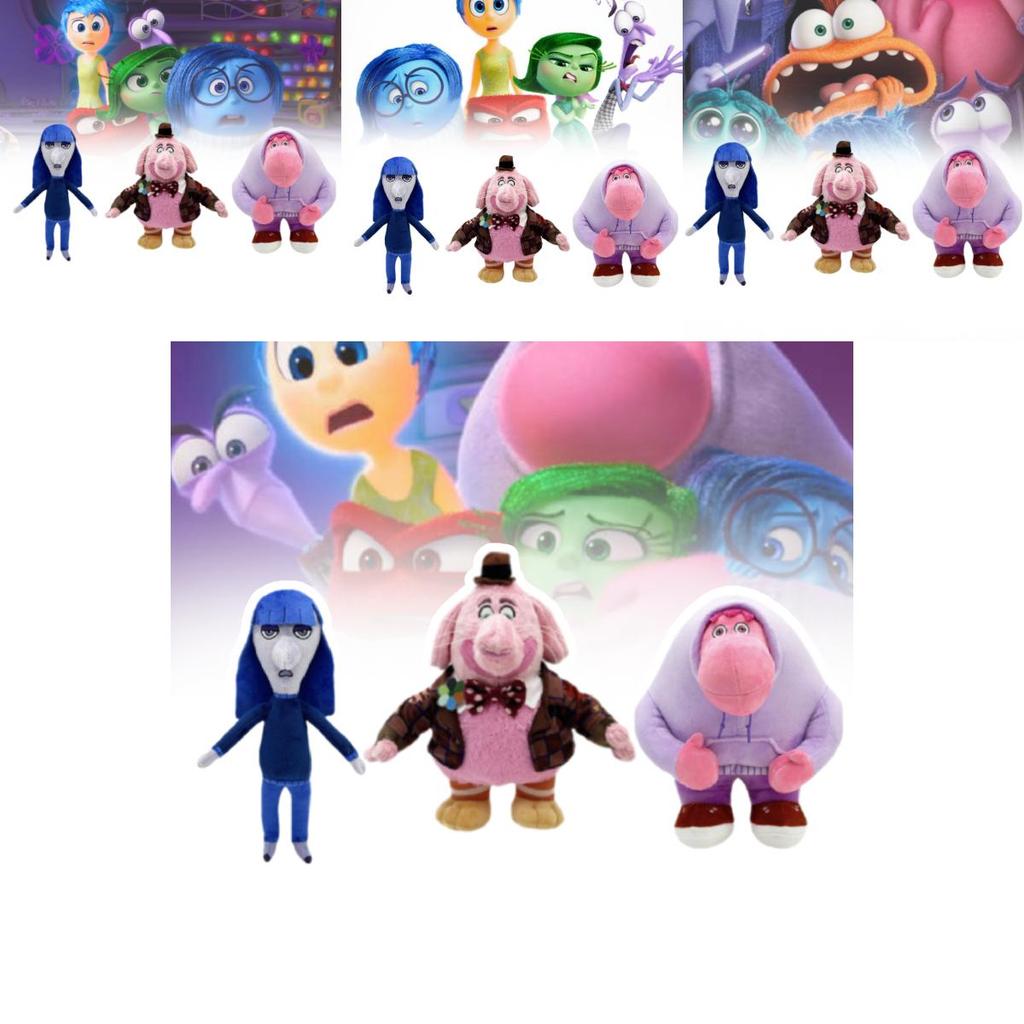 Adorable Inside Out 2 Plush Toy Collection Featuring Joy Sadness Anger Disgust And Fear