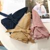 Women's Summer Sun Hat with Bow Folding Large Cornice Hat Sun Protection Hat