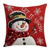 Machine Washable Christmas Pillow Covers 45x45 cm Square Pillow Case  Holiday Season