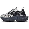 Baskets Chunky Basses en Cuir Synthétique New York Yankees Unisexe Noir 3ASHWD15N-50BKS