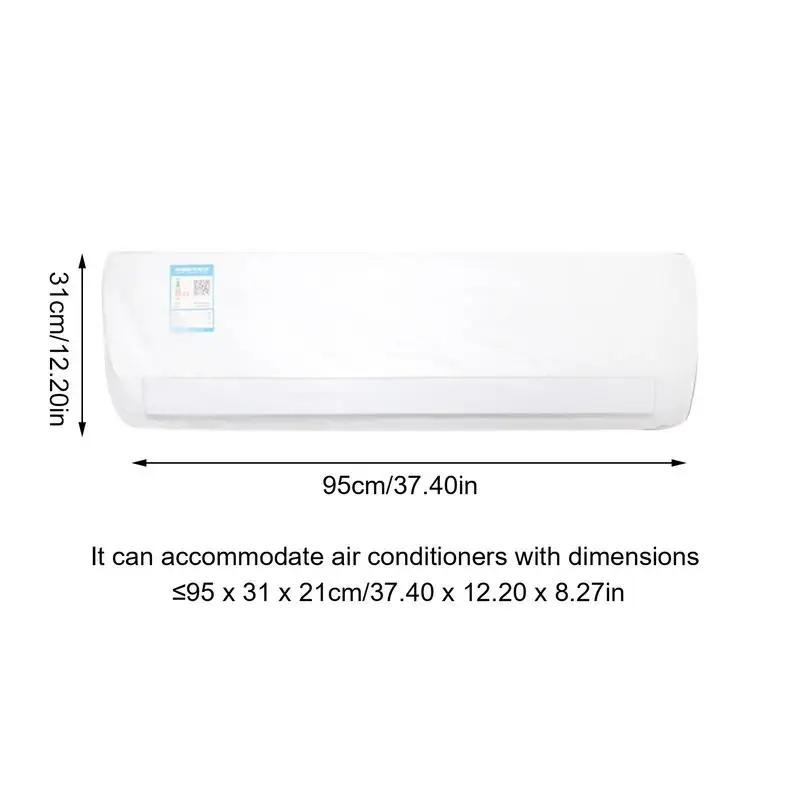All-Inclusive Wall Air Conditioner Dust Cover Wear-Resistant Protective Cover Air Conditioner Protection Cover For Home Indoor L