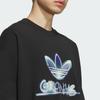 adidas Originals Felpa Girocollo Manica Lunga Sportiva Vestibilità Larga Uomo Felpe KC0116