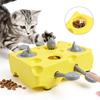 Interactive Cheese-Themed Cat Toy Dispenser