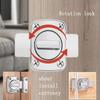 Night Latch Two-Way Swivel Security Door Lock Bolt, Bolt Lock Solid Swivel Door Lock Toilet