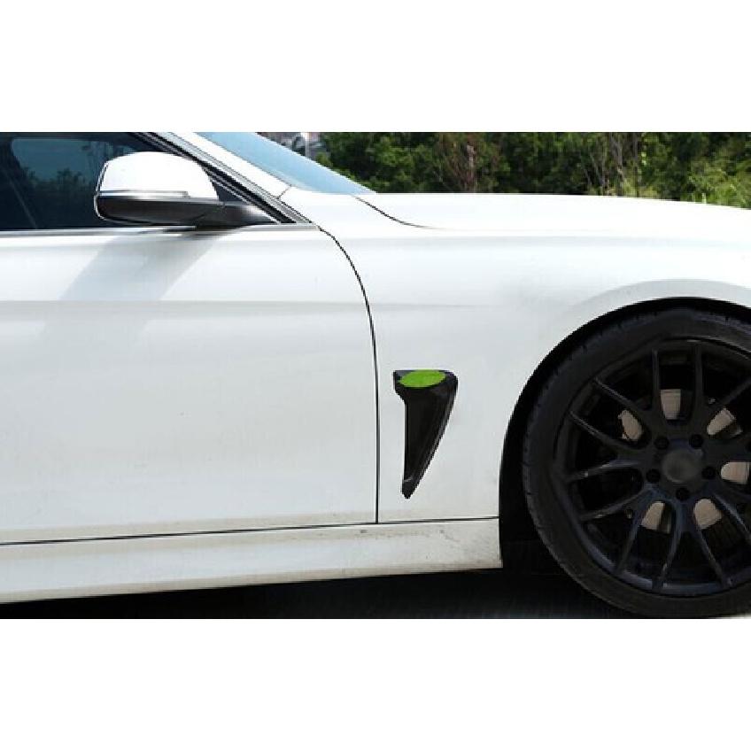 For BMW X3 F25 X4 F26 2014-2017 ABS Black Side Vent Fender Flank Cover Trim 2PCS
