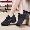 Women's Soft Sole Shock-Absorbing Dance Shoes with Breathable Mesh and Mid-Heel for Casual Square Dancing