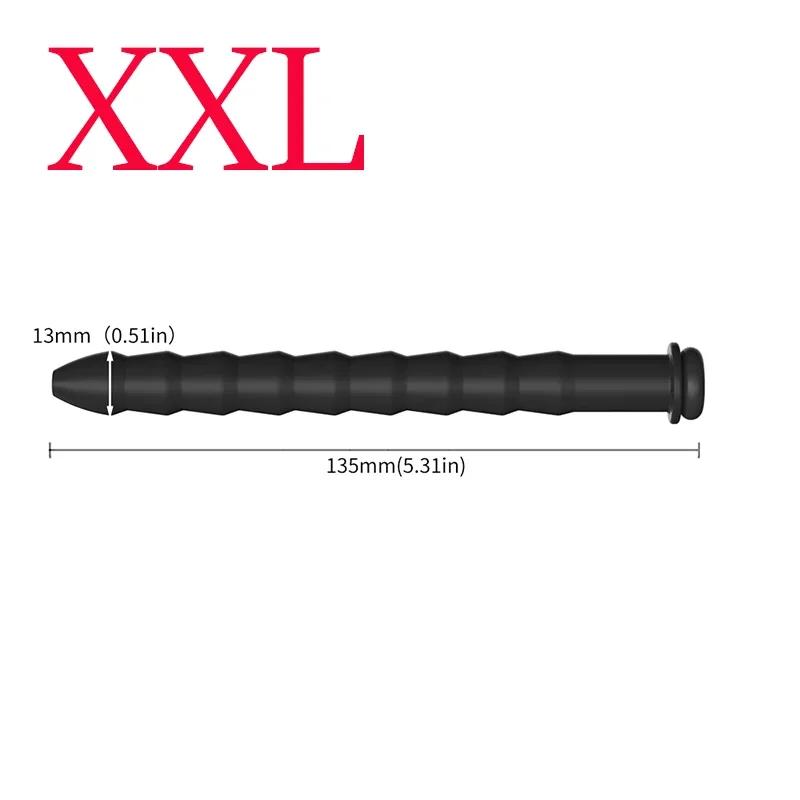 Dlouhý uretrální dilatátor katétru Dutá injekce Tyčinka koňského oka Silikonová penisová zátka Masturbátor Sexuální hračky pro muže Gay Dospělý