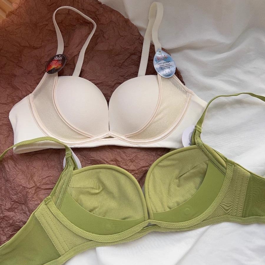 Sexy Pure Desire Wind Underwear Women's Small Breasts Gather and Close the Secondary Breasts, Anti-sagging and Seamless, No Steel Ring 