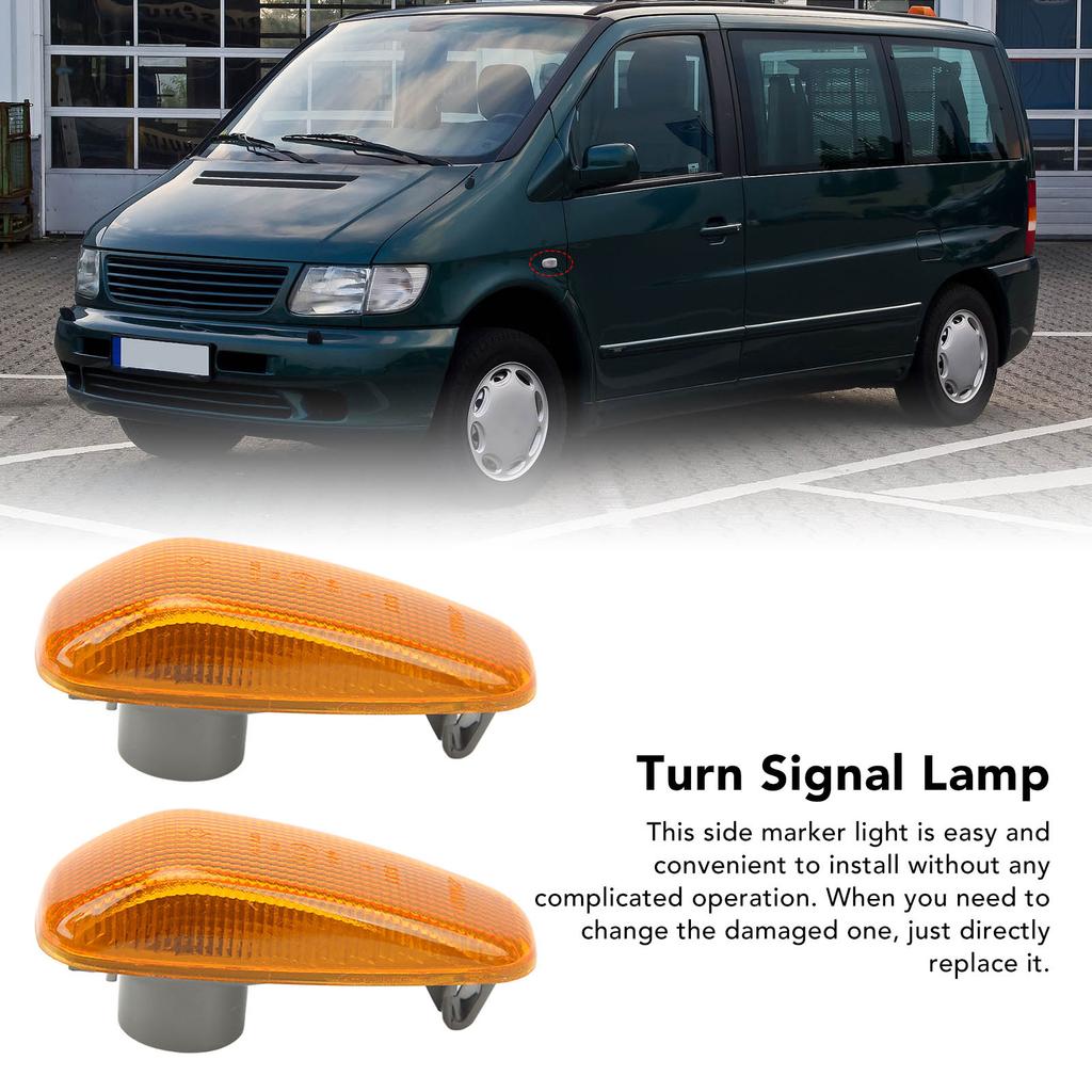 2PCS Side Marker Light 2108200921 Turn Signal Lamp Replacement for    Vaneo W414 20022005