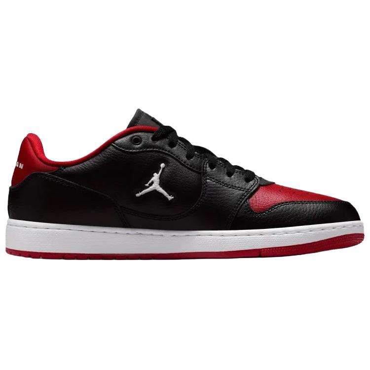 Jordan COURT CONNECT Low top Vintage Basketball Shoes Men's Black Red IQ5698-003