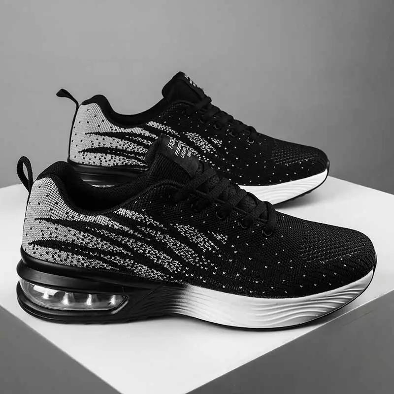 Frühling und Sommer Low-Top Luftkissen Mesh-Oberfläche Leichte Lässige Walking Sportschuhe