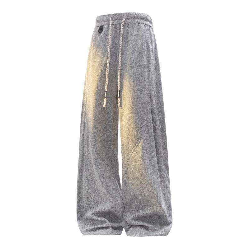 Свободные мужские весенние брюки прямого кроя большого размера, повседневные 8XL