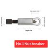 Nut Screw Splitter Cracker Remover Tool Set Manual Heavy Duty Steel Rusted Nut Breaker for Auto Repair Garage
