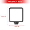 3000mAh Portable LED Video Light Portable Photography Camera 3000K-6000K Cold Shoe for DSLR Camera Camcorder Vlog