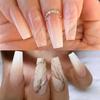 Long Ballerina False Nails French Nail Tips Fashion Press On Nails  DIY