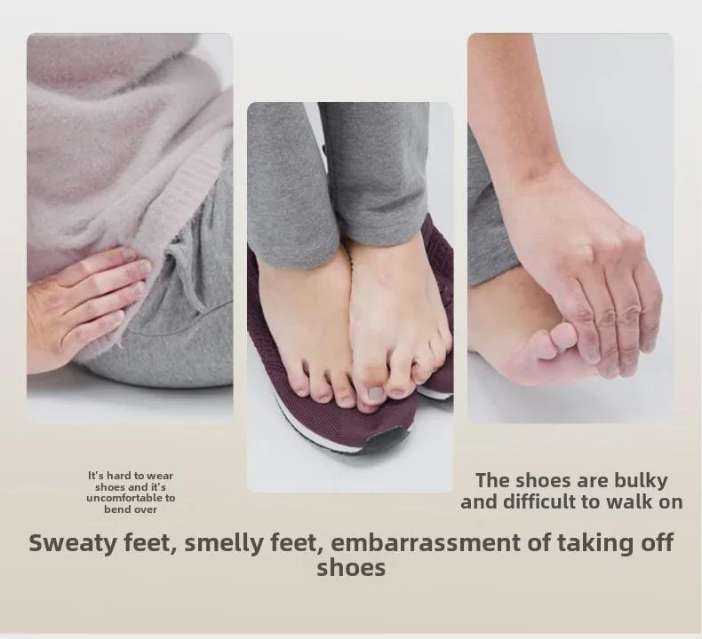 Zhang Kaili Męskie buty antypoślizgowe z miękką podeszwą - Jesień/Zima do chodzenia i noszenia na co dzień dla osób w średnim wieku i starszych