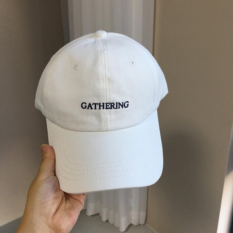 Unisex Adjustable Baseball Cap With Breathable Fabric And Trendy Embroidery Letter