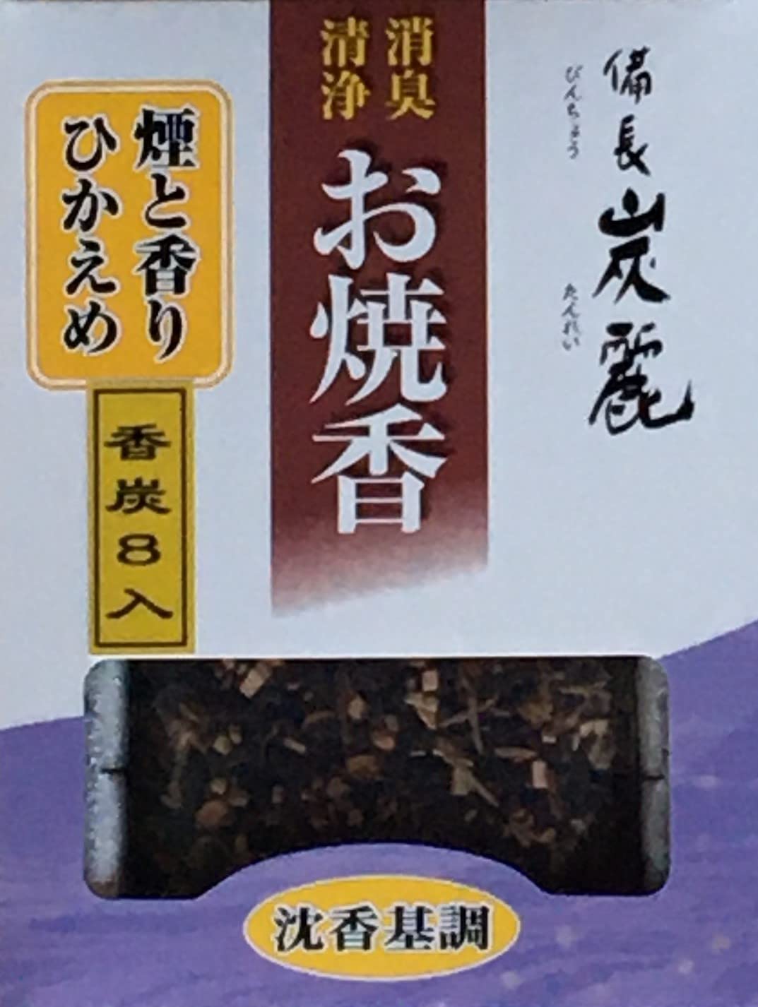 Baikundo Bichotanrei jinko incense 30g (with incense charcoal) / Made in Japan Awajishima incense stick incense for home practical use Buddhist altar
