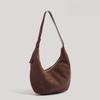 IELGY Frosted Classic All-Match Dumpling Bag Large-Capacity One-Shoulder Canva