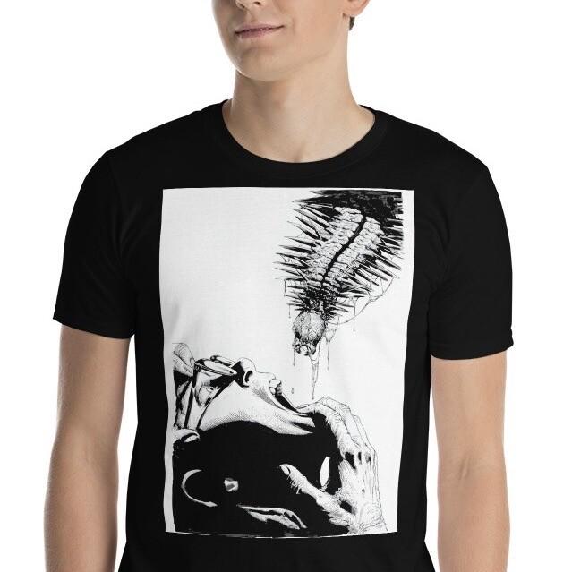 Horror Anime Bugs Creepy Gore Short-Sleeve Unisex T-Shirt