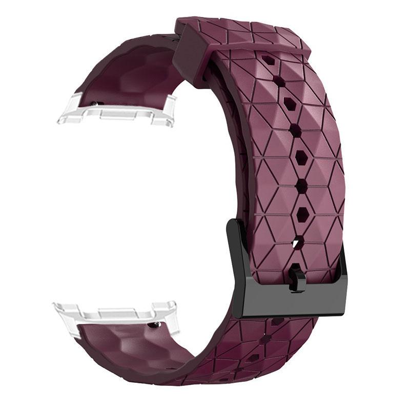 Band For Samsung Watch 8 44mm 40mm Strap Watchband Replacement Football Pattern Soft Silicone Bracelet Galaxy Watch 8 Classic