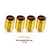 4pcs Car Logo Tire Valve Cover Alloy Wheel Tyre Stem Dust Cap For Ford S-MAX Kuga Mondeo Fusion KA Everest Escape ST Racing