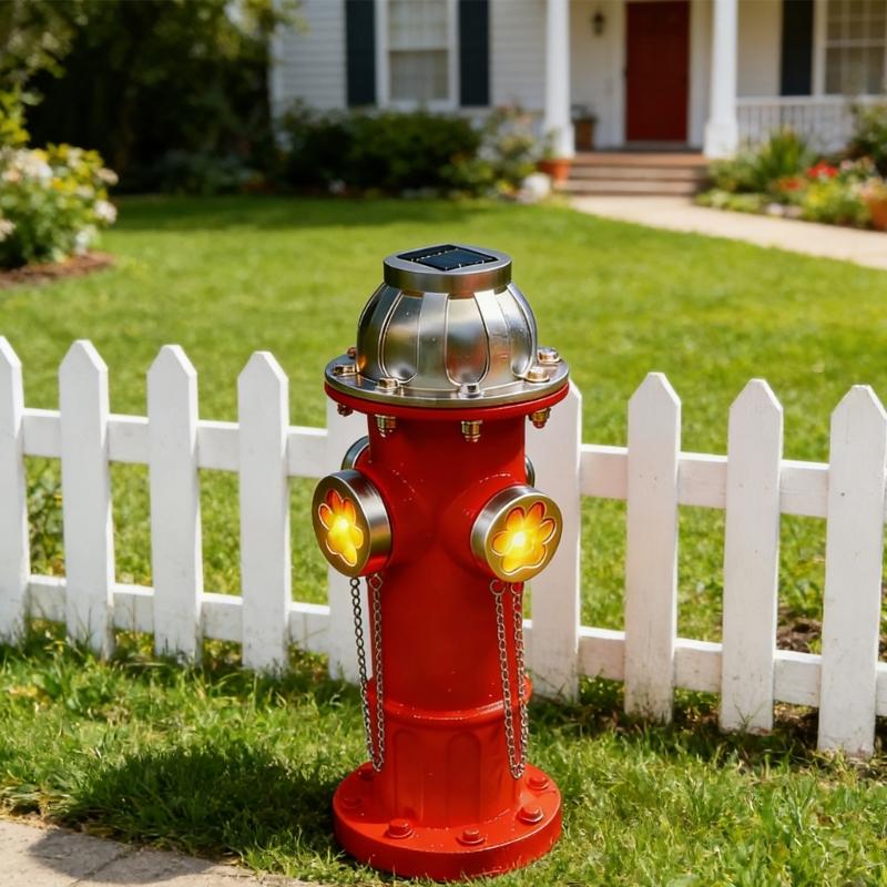 Lichtproduzierendes Zeichen Solare Feuerhydranten für Tierausbildung und Gartengestaltung