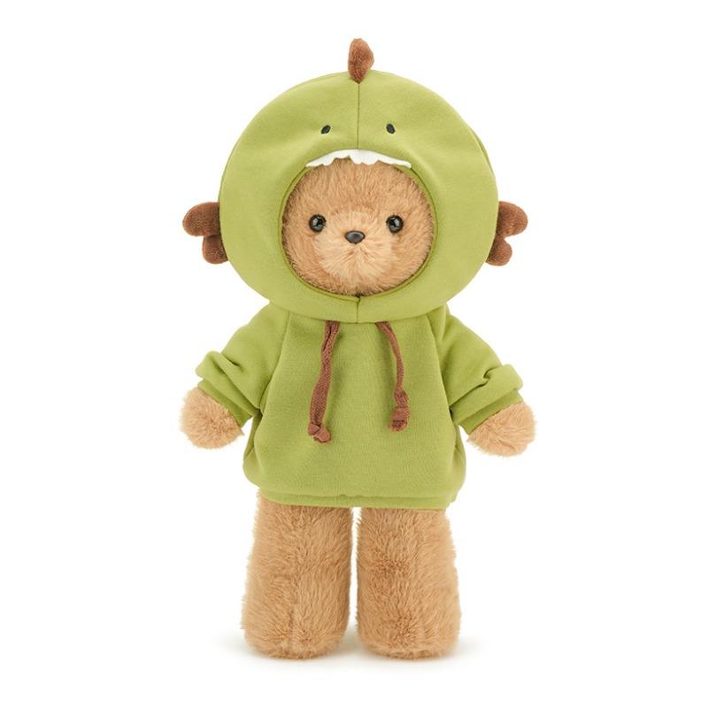 New High Quality Animal Cosplay Bear Plush Doll Pillow Dinosaur Shark Turn White Brown Bear Plush Toy for Boys Girls Comfort Toy