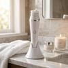 4 Replaceable Brush Heads Electric Facial Cleansing Brush USB Recharge Face Scrubber  Oil Control