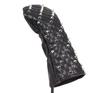 Studded Head Cover for Fairway Wood, 3 Colors To Choose from (black)