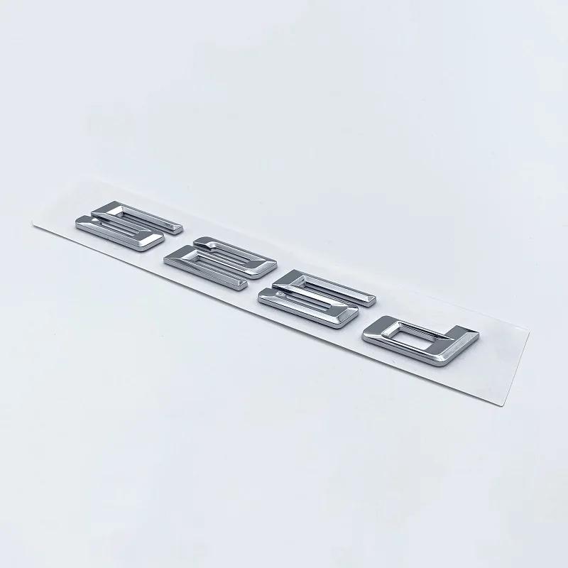 3D New Font Numbers Letters for BMW 5Series E39 E60 E61 F10 F1 520d 523d 525d 530d 535d 540d ABS Emblem G30 Car Trunk Sticker