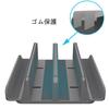 new Adjustable width aluminum laptop stand Vertical orientation cooling function Compatible with MacBook and for stability Space-saving, design