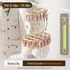 Oval Baby Clothes Drying Rack with Multiple Clips for Socks, Underwear, and More