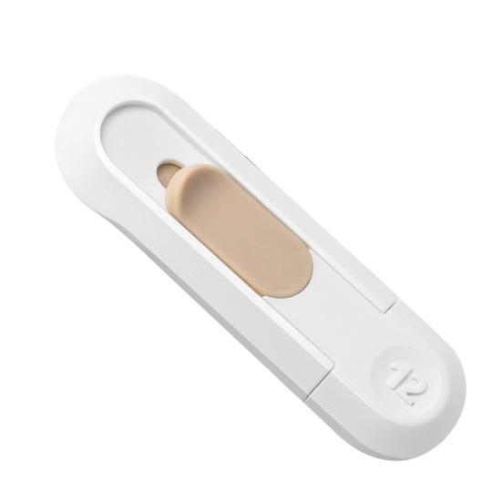 

Карманный нож, портативный, безопасный, прочный, с автоматическим выдвижением, студенческий перочинный нож, канцелярские принадлежности белый